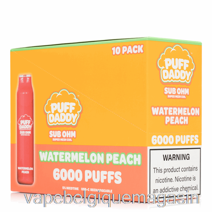 Jus De Vape [paquet De 10] Puff Daddy 6000 Jetable